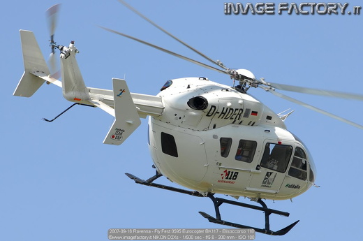 2007-09-16 Ravenna - Fly Fest 0595 Eurocopter BK117 - Elisoccorso 118